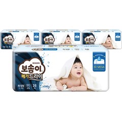 보솜이 메가드라이 팬티형 기저귀 남아용, 특대형(XL), 104매