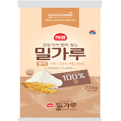 해표 중력 밀가루, 2.5kg, 1개