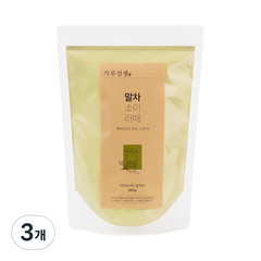 가루선생 말차 소이 라떼, 500g, 3개