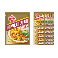 오뚜기 백세카레 매운맛, 100g, 40개