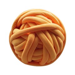 알로데 자이언트얀 DIY 빅 가방 쿠션 뜨개실 2.5cm 250g, 1개, 18 오렌지