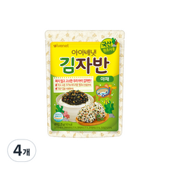 아이배냇 유아용 김자반 야채, 혼합맛(김/야채), 4개, 25g