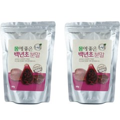 푸른들 백년초 분말, 2개, 500g