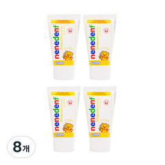 네네덴트 불소치약 딸기향, 50ml, 8개