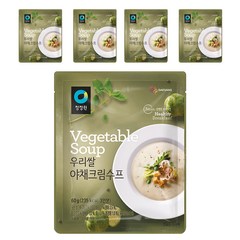 청정원 우리쌀 야채 수프, 60g, 5개