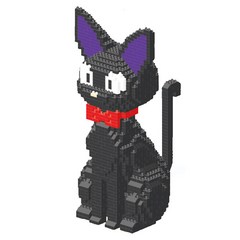 BABU BIG 검은고양이 대형 나노블럭 8806, 혼합색상