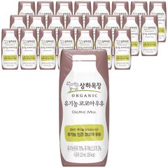 상하목장 유기농 코코아 우유, 125ml, 24팩