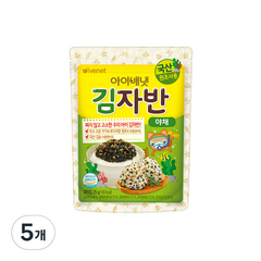 아이배냇 유아용 김자반 야채, 혼합맛(김/야채), 5개, 25g