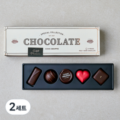 꼬모쎔쁘레 스페셜 컬렉션 초콜릿 5종 세트, 2개, 45g