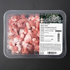 파머스팩 제주 흑돼지 미박앞다리 찌개용 (냉장), 800g, 1개