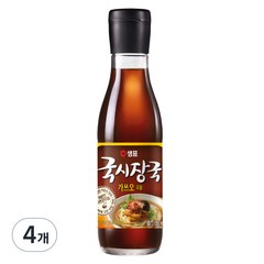 샘표 국시장국 가쓰오국물, 350ml, 4개