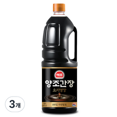 해표 양조간장, 1.8L, 3개