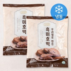 고메공방 우리밀로 만든 흑미호떡 (냉동), 2개, 500g