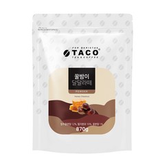 타코 꿀밤이 달달라떼 파우더, 870g, 1개입, 1개