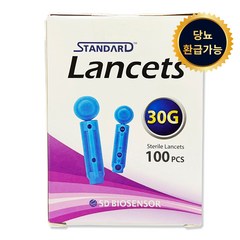 에스디바이오센서 스탠다드 란셋 채혈침 30G, 100개입, 1개