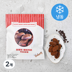 플레잇 커피콩빵 (냉동), 350g, 2개