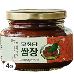 무화당 알룰로스 쌈장, 4개, 250g