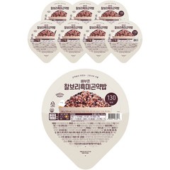 그로서리서울 배부른 찰보리흑미곤약밥, 140g, 8개