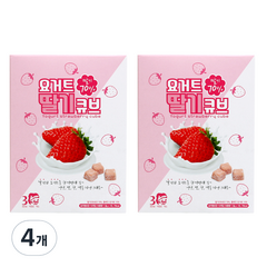 산마을 요거트 딸기 큐브 1.8g x 10p, 딸기 + 요거트, 4개, 18g