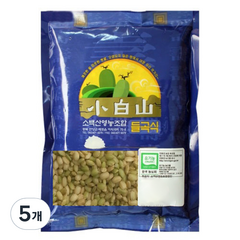 소백산영농조합 유기농 찰녹미, 1kg, 5개