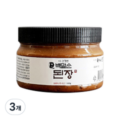 백말순등겨장 더 건강한 백말순 된장, 600g, 3개