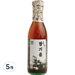 꼬마 참기름, 350ml, 5개