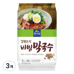 면사랑 강원도식 비빔막국수, 640g, 3개