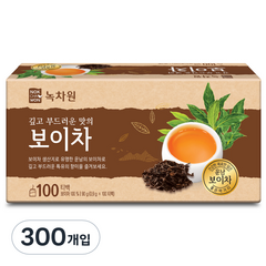 녹차원 보이차 티백, 0.9g, 100개입, 3개