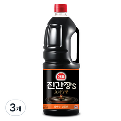 해표 진간장S, 1.8L, 3개