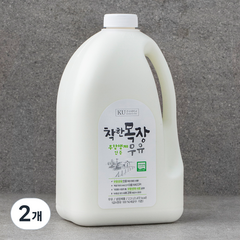 건국유업 무항생제인증 착한목장 우유, 2.3L, 2개
