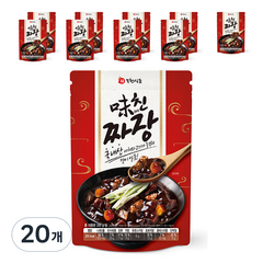 복천식품 국내산 야채와 고기가 풍부한 미친짜장, 220g, 20개