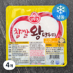오뚜기 찹쌀 왕만두피 (냉동), 340g, 4개