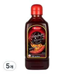 움트리 강캡사이신 액상소스, 550g, 5개