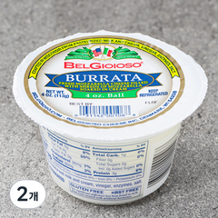 벨지오이오조 부라타 치즈, 2개, 113g