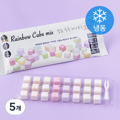 레인보우큐브 칼슘 쏙쏙 레인보우 큐브 MIX (냉동), 80g, 5개