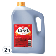 오복 양조 왕표간장, 3L, 2개