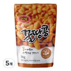 머거본 꿀땅콩, 70g, 5개