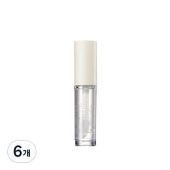 더샘 샘물 세럼 립글로스 4.5g, WH01 투명 코팅, 6개