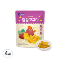 베베쿡 한입에 쏙 달달고구마 60g, 4개