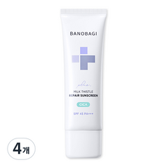 바노바기 밀크 씨슬 리페어 시카 선스크린 플러스 SPF 45 PA+++, 50ml, 4개