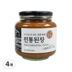 광이원 우리콩으로 만든 전통 된장, 450g, 4개