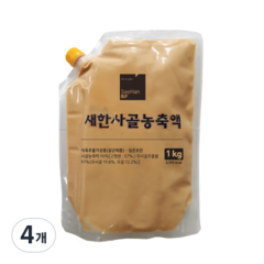 새한비아이에프 사골농축액, 1kg, 4개