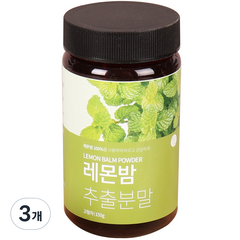 한바른식품연구소 레몬밤 추출분말, 3개, 150g