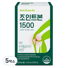 뉴트리원 조인트본 1500 영양제 60정, 5개