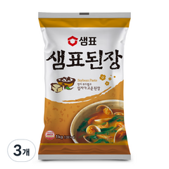 샘표 된장/일본식 1kg, 3개