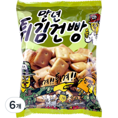 금풍제과 말년 튀김건빵, 100g, 6개