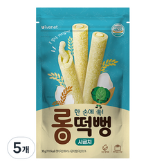 아이배냇 롱떡뻥 시금치, 시금치맛, 30g, 5개