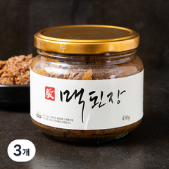 전통식품 인증 맥된장, 450g, 3개