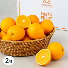 만나다 호주 네이블 오렌지, 4kg, 2개