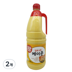 식자재왕 실속가득 케이준 드레싱소스, 1.85kg, 2개